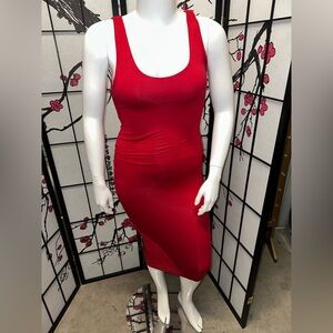 NWT Red sleeveless maxi dress